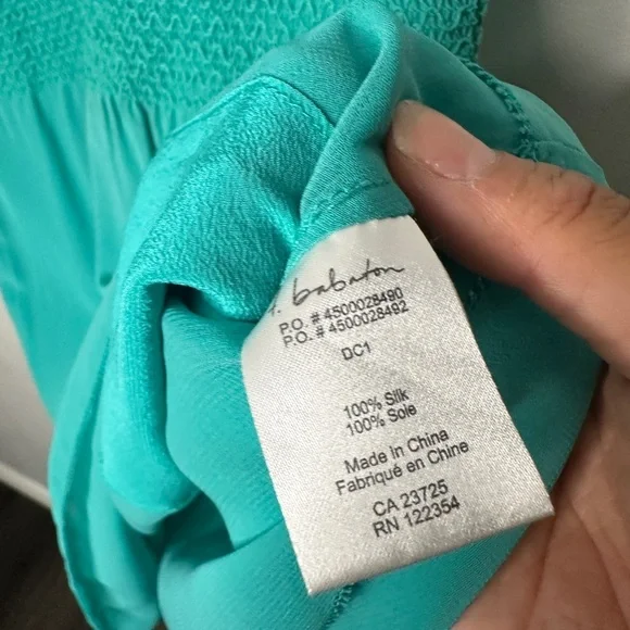 T. Babaton 100% Silk Blyth Sleeveless Dress Size Small - Picture 11 of 12